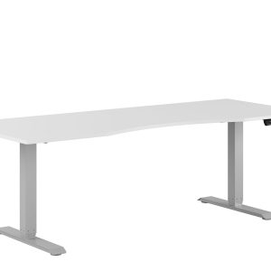 Premium Höj- och sänkbart bord med 2 motorer och maguttag 200x80cm