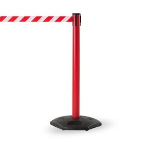 Worker avspärrningsstolpe med band