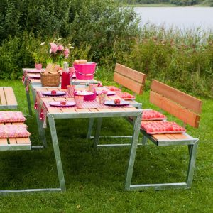 Zigma Bord/Bänksats m/2 ryggstöd