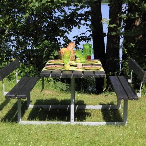 Basic Bord/Bänksats m/2 ryggstöd