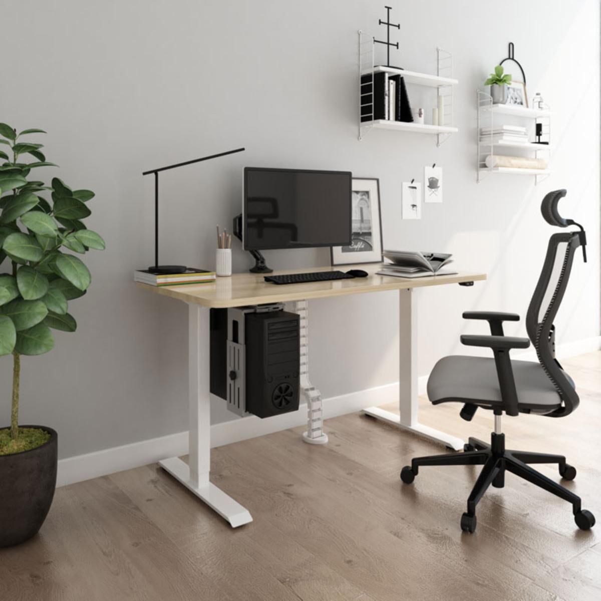 EASY Höj-/Sänkbord m/1 motor 160x80cm