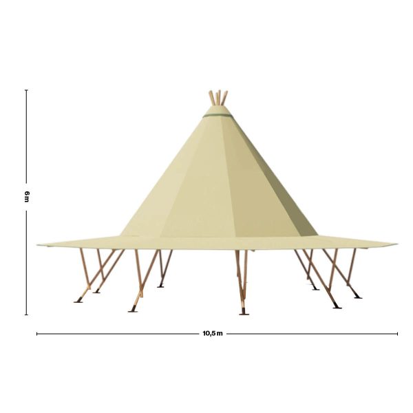 Teepee 8x8m Canvas - Bild 8