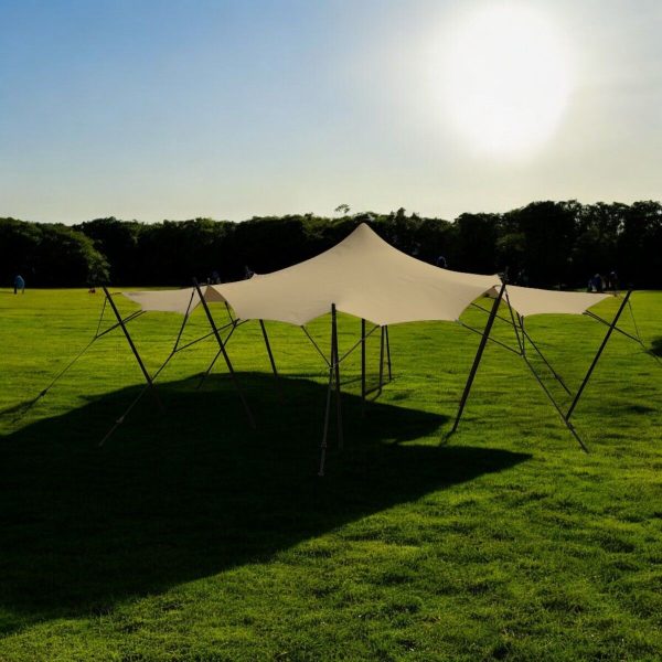 Stretch tent 6x6m - SAND - Komplet - Bild 2