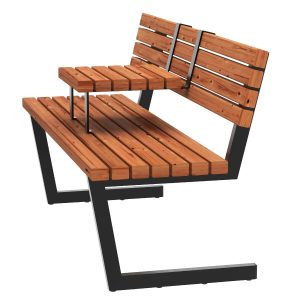 Relax Bänk inkl. hängbord ThermoWood®