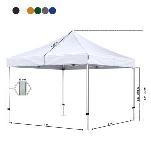Stand Up Fälltält Komplett 3x3m Premium Pro