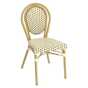 Paris - Caféstol - Flätad - Mörkbrun