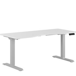 Premium Höj-/Sänkbord m/2 motorer och maguttag 160x80cm