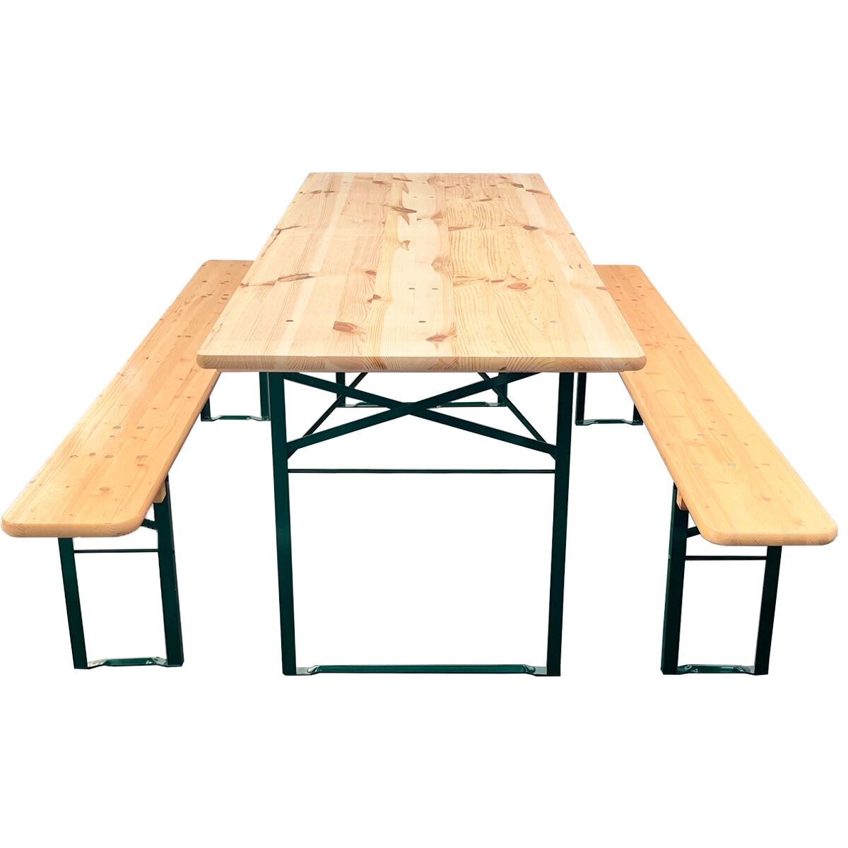 Standard bord-/bänkset 220x80cm Naturfärgad