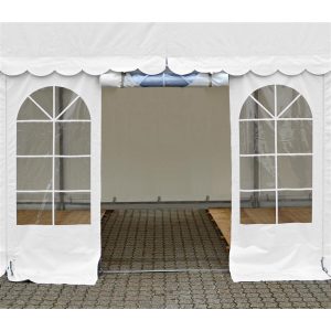 Sida 2,2m vit - dragkedja/dörr/fönster, vit PVC