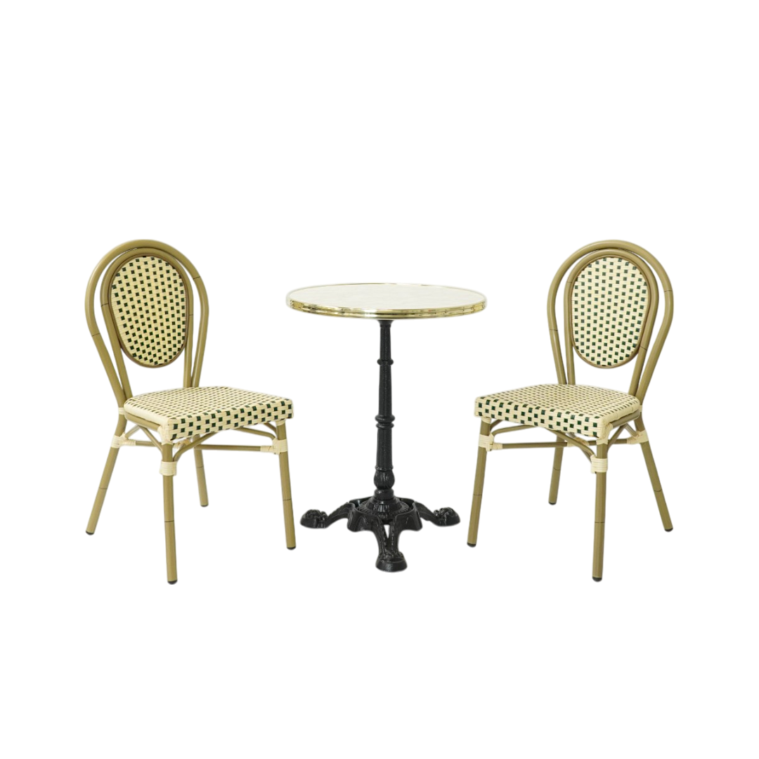 Cafépaket Paris | Grön-beige