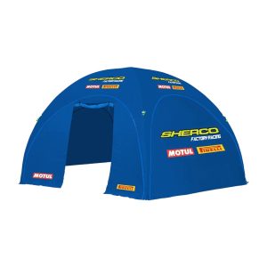 Sida med rull upp dörr till Air Cover 3x3m, Fullprint, enkel sida