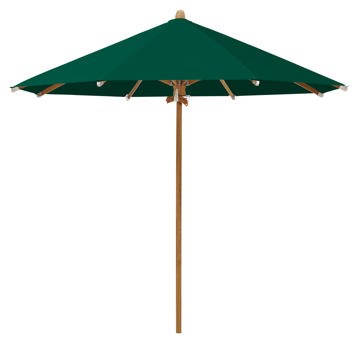 Teakwood Träparasoll 300cm utan franskant