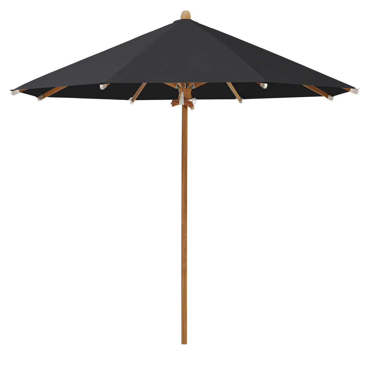 Teakwood Träparasoll 300cm utan franskant