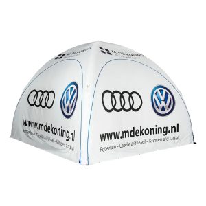 Stängd sida till Air Cover 3x3m, Fullprint, enkel sida
