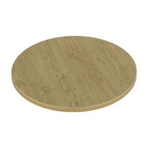 Cognac Oak bordsskiva rund Lamidur