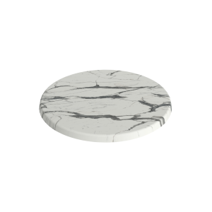 Carrara marmorlook bordsskiva rund