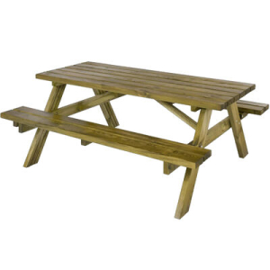 Garden Bord/Bänksats med hopfällbara säten