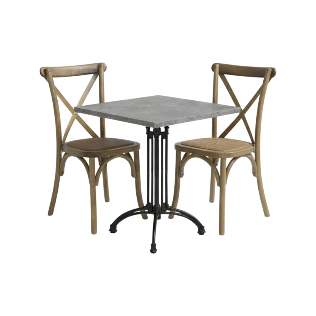 Cafépaket Crossback med flät