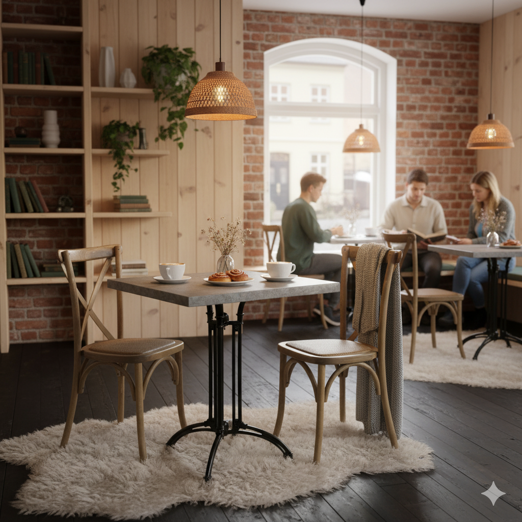 Cafépaket Crossback med flät