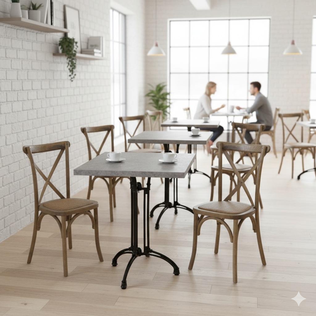 Cafépaket Crossback med flät