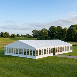 Partytält Komplett 12 x 18 mtr. VIT