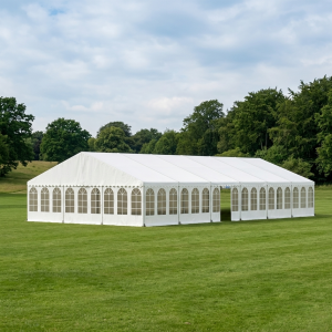 Partytält Komplett 9 x 18 mtr. VIT