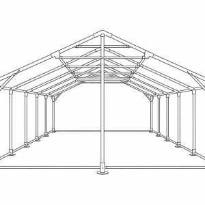 Tent for Events Komplett 6x10m