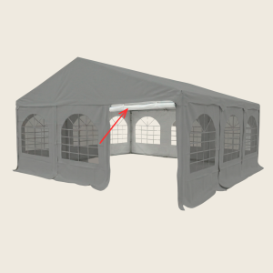 Tent for Events Sida med dörr