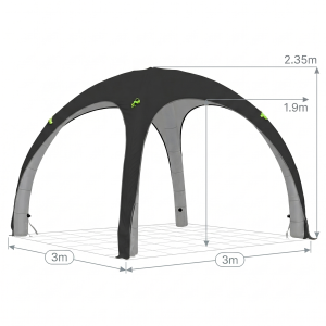 Komplett Air Cover 3x3m