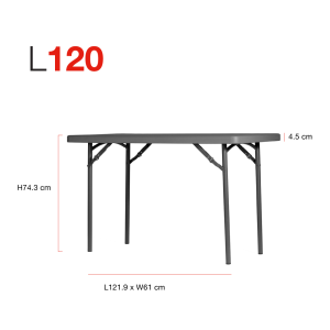 Zown New Classic - fällbord L120x60 cm