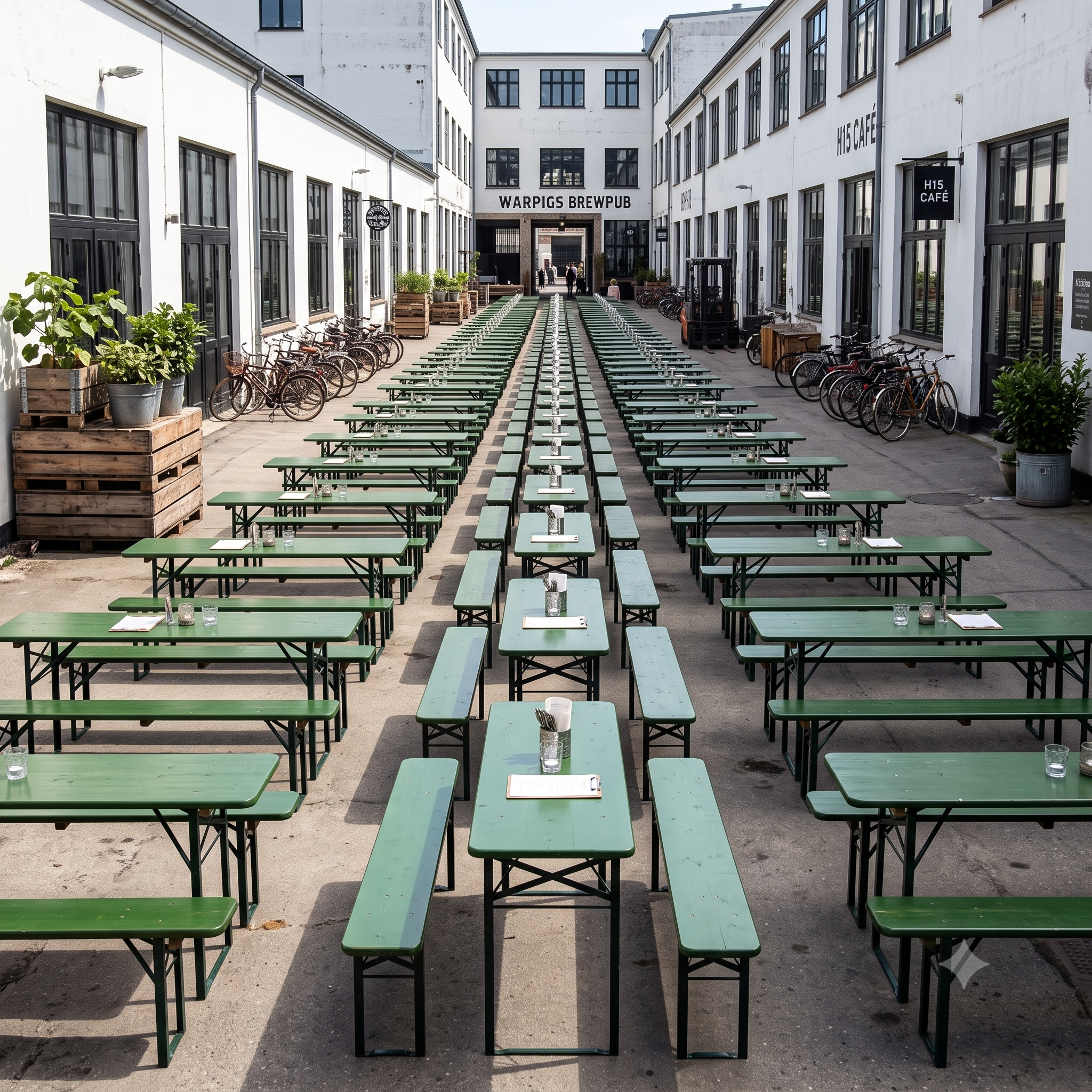 Brau Bord/bänk set 220x50 cm