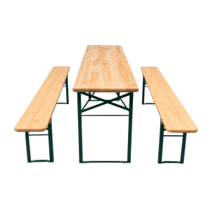 Standard bord-/bänkset 220x50cm Naturfärgad