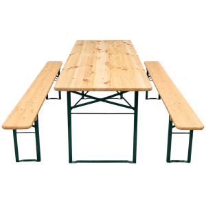 Standard bord-/bänkset 220x80cm Naturfärgad
