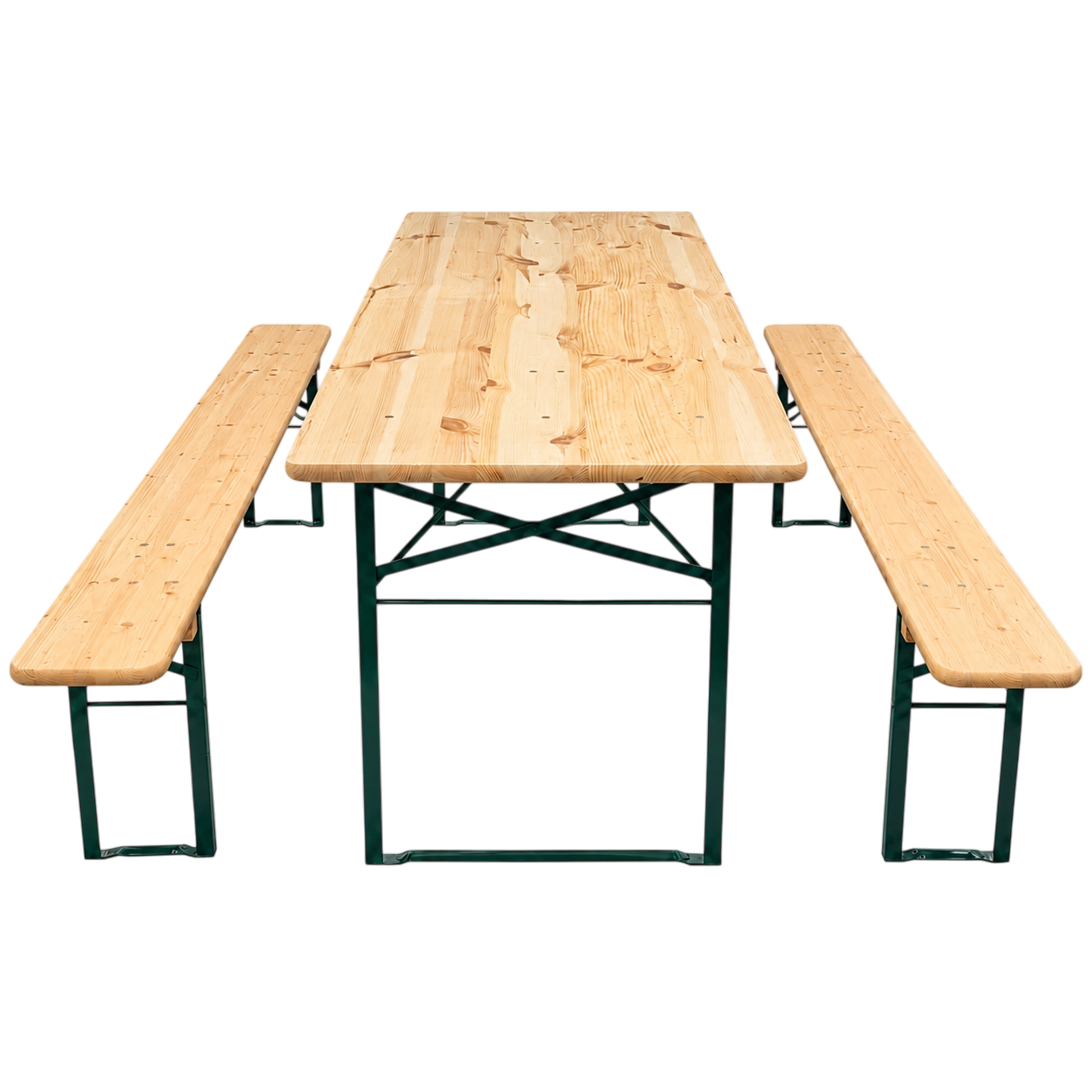 Standard bord-/bänkset 220x80cm Naturfärgad