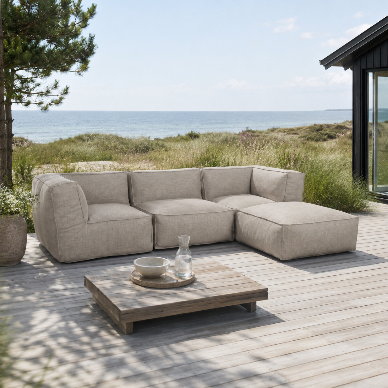 Mysig Lounge Soffa Haven | Taupe