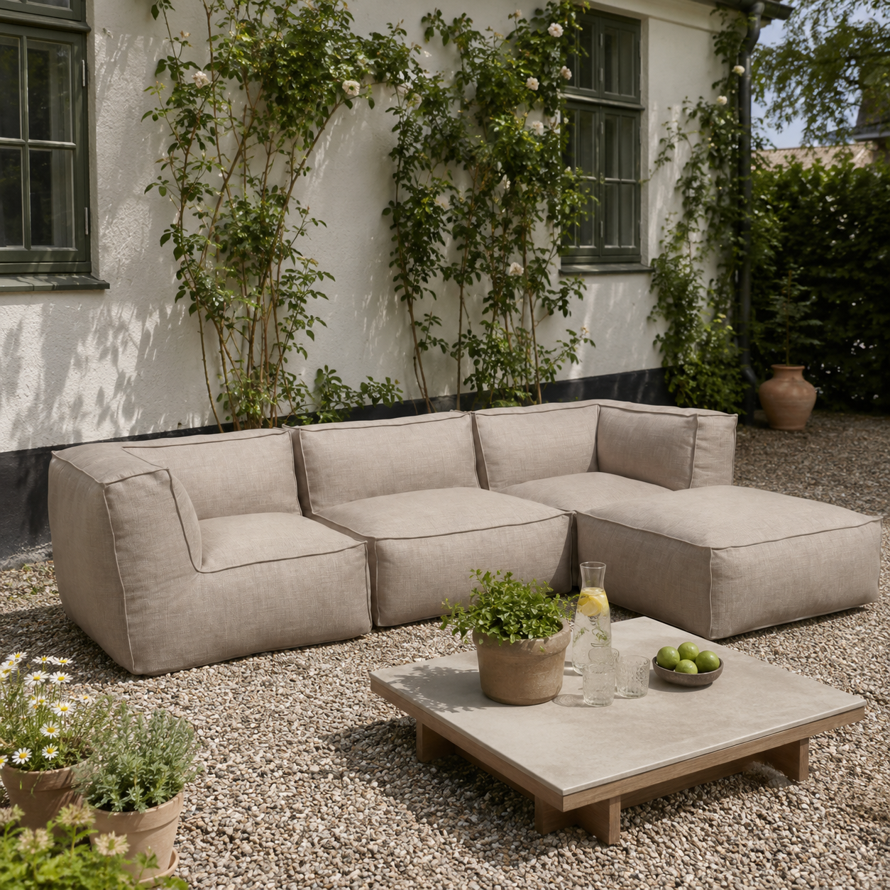 Mysig Lounge Soffa Haven | Taupe