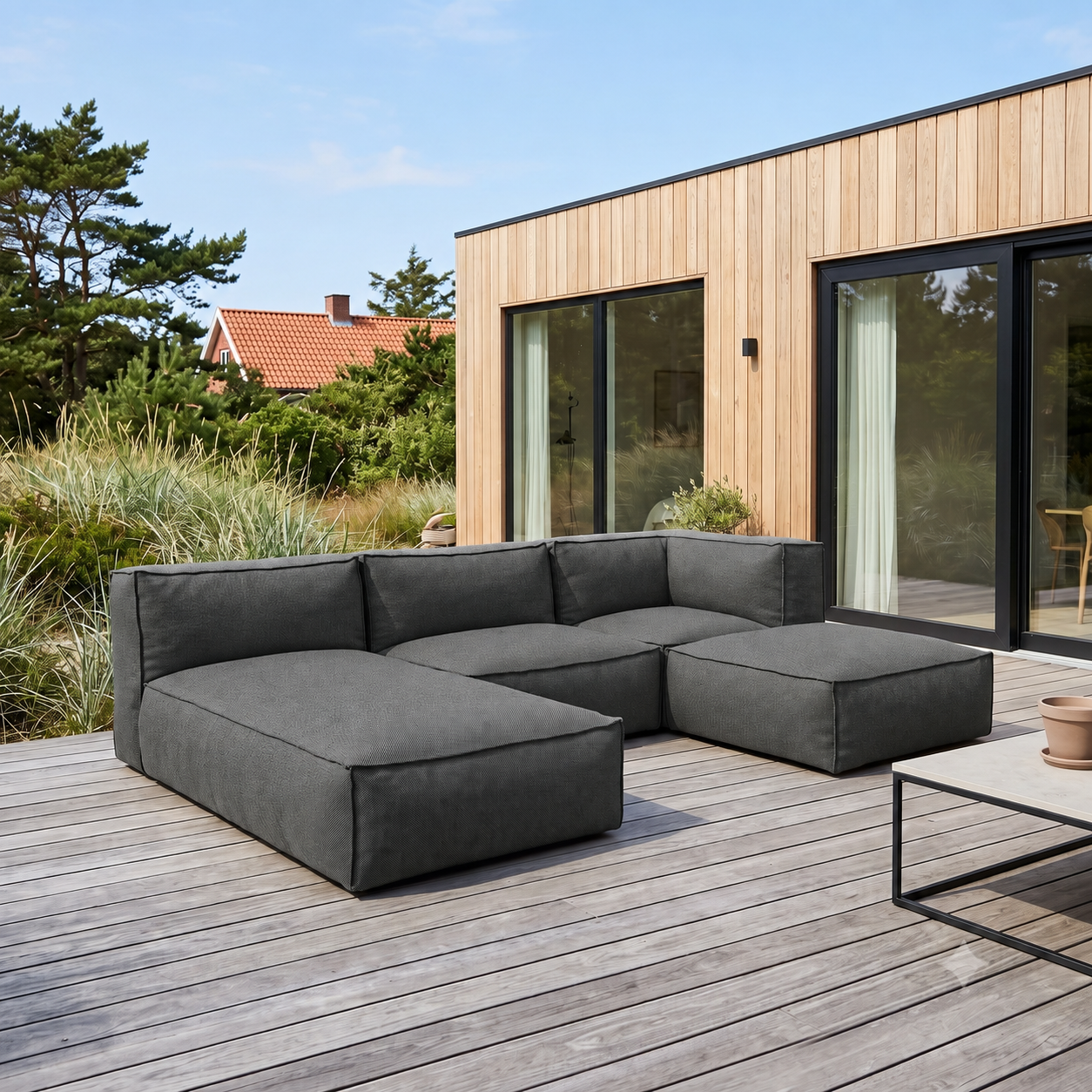 Cozy Lounge Retreat | Mörkgrå