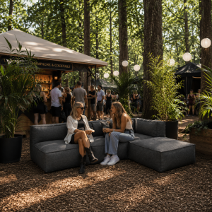 Cozy Lounge Haven | Mörkgrå