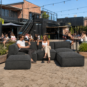 Cozy Lounge Family | Mörkgrå