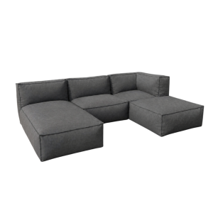 Cozy Lounge Retreat | Mörkgrå