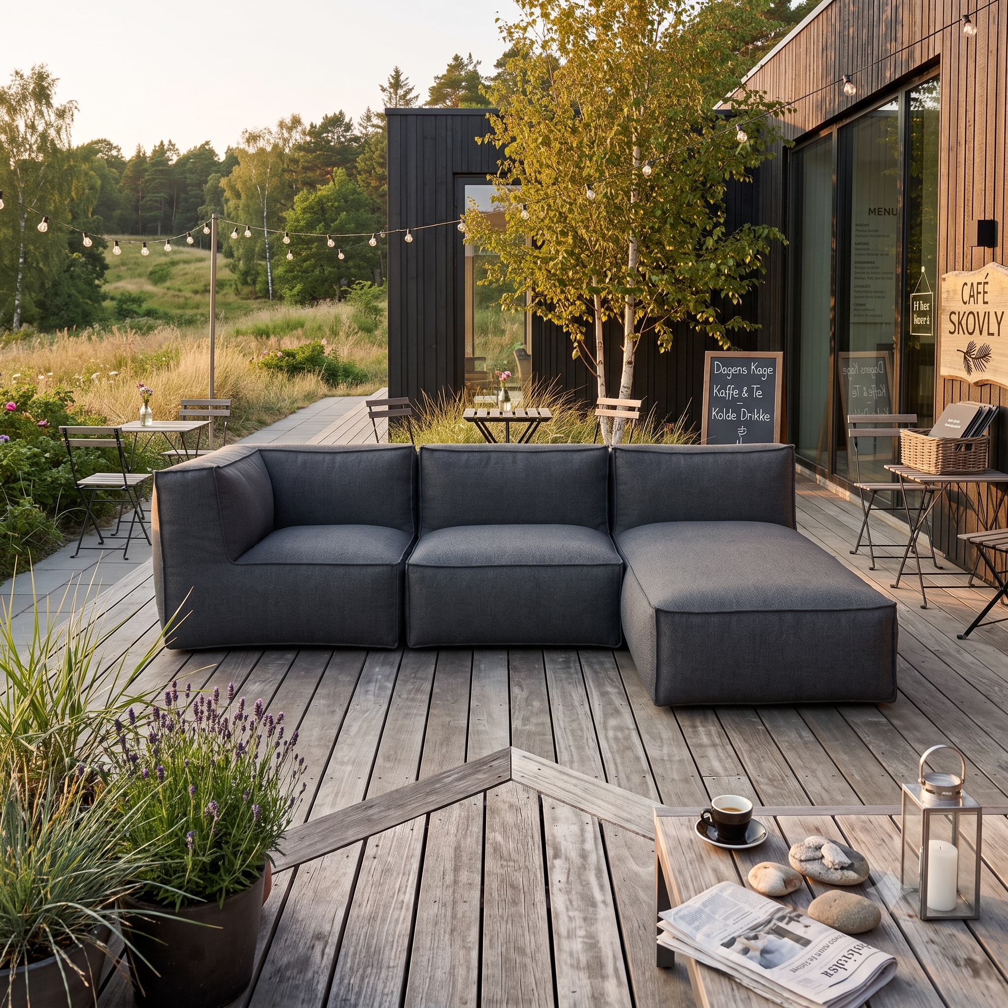 Cozy Lounge Harmony | Mörkgrå