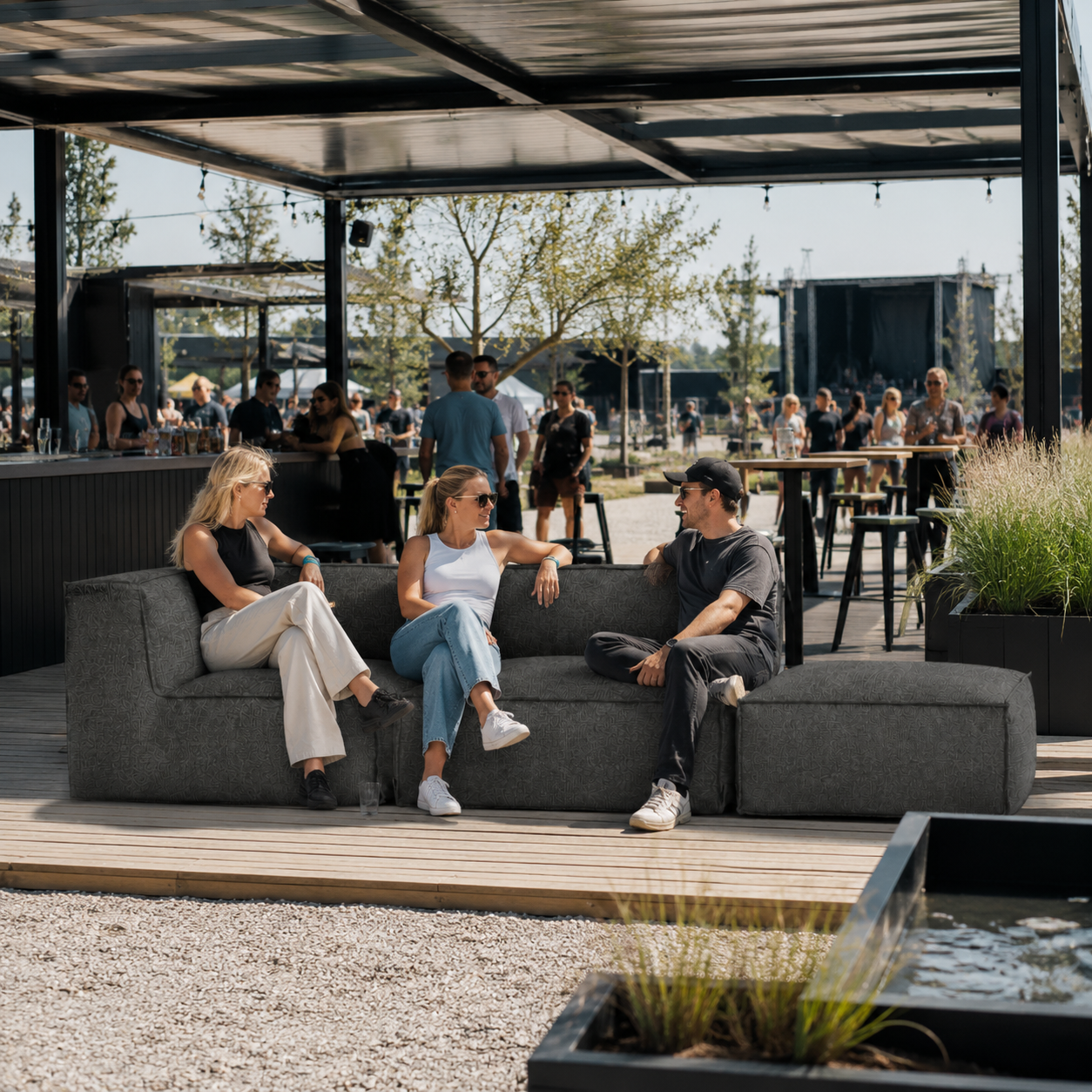 Cozy Lounge Comfort | Mörkgrå