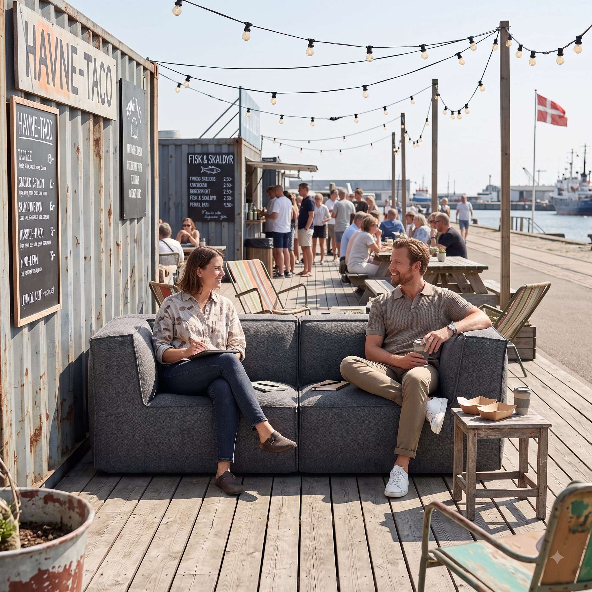 Cozy Lounge Twin | Mörkgrå