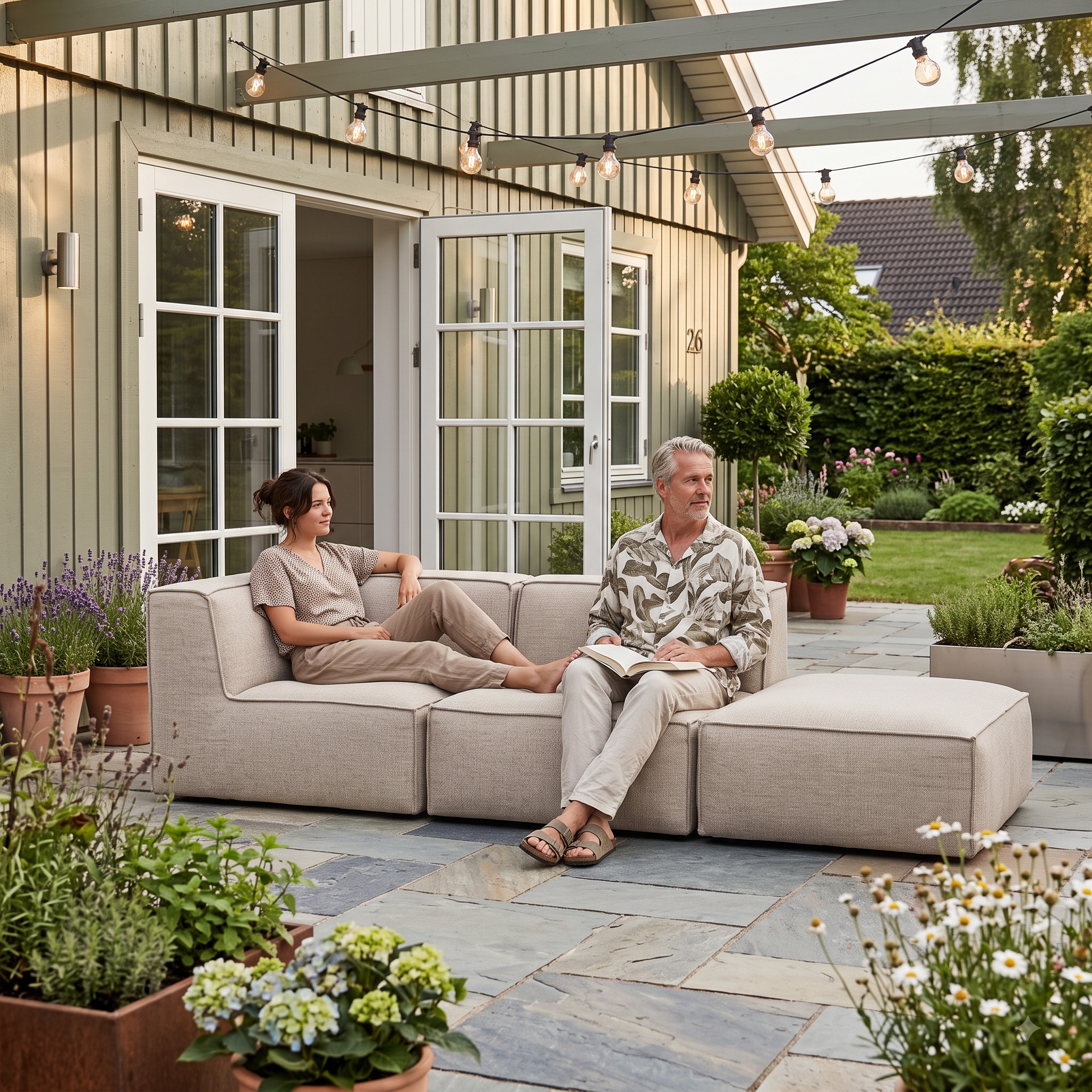 Cozy Lounge Komfort | Taupe