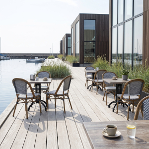 Atrium Grå bordsskiva fyrkantig Exteriolit