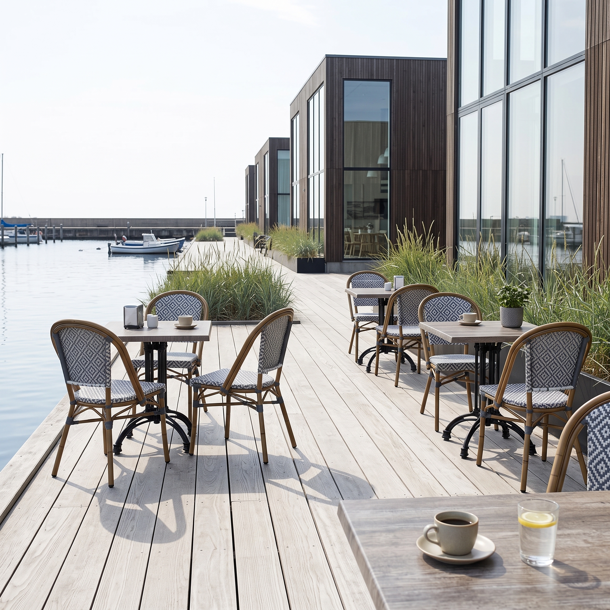 Atrium Grå bordsskiva fyrkantig Exteriolit