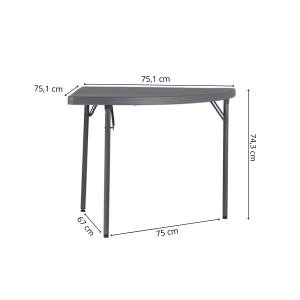Zown New Classic - fällbord XL Hörn