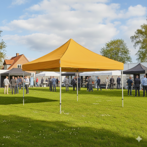 Stand Up Fällbart Tält Komplett 4x4m Premium Pro