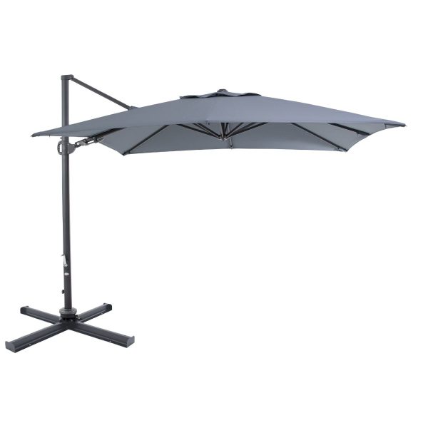 Roma Deluxe hängande parasoll 300x300cm