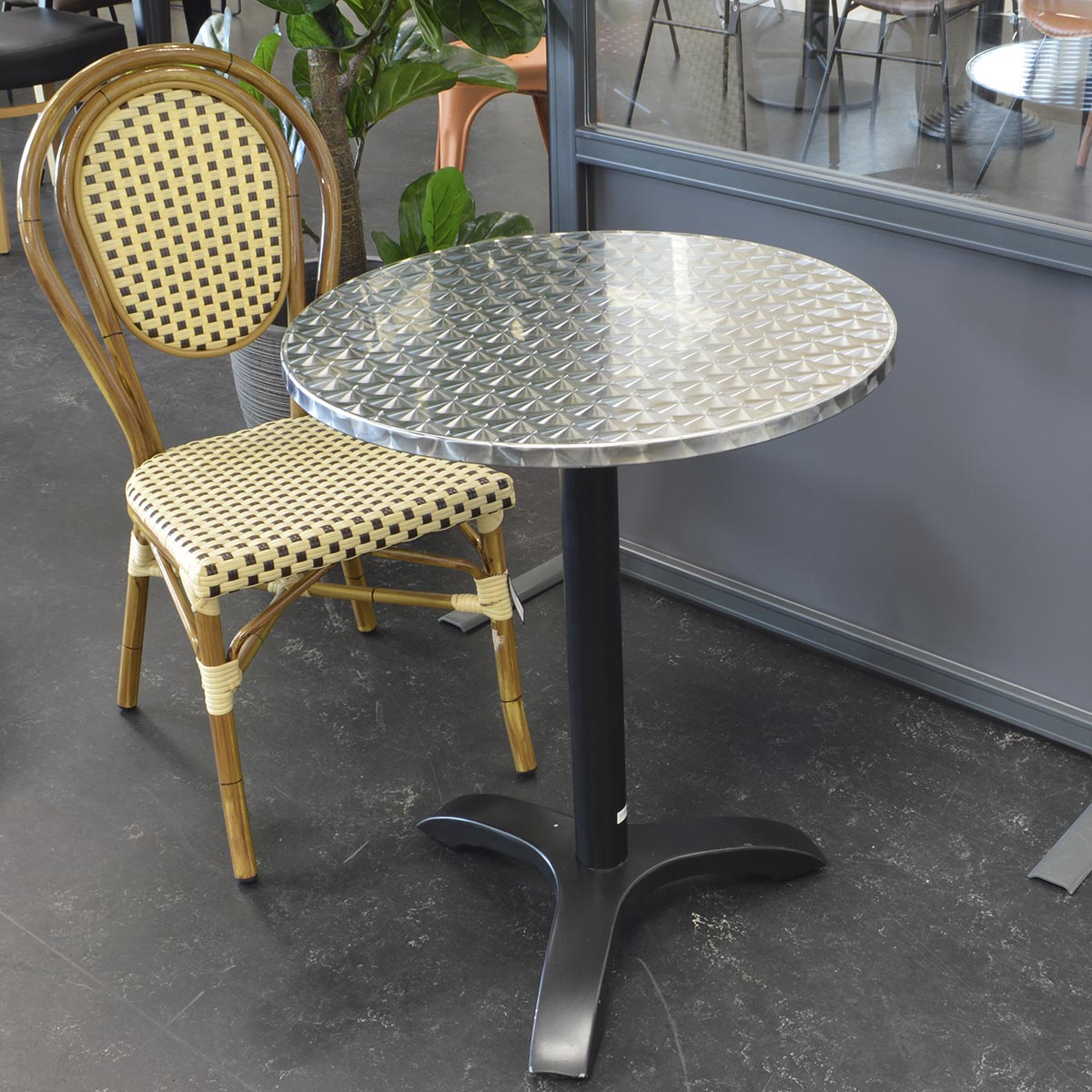 INOX bordsskiva - rund